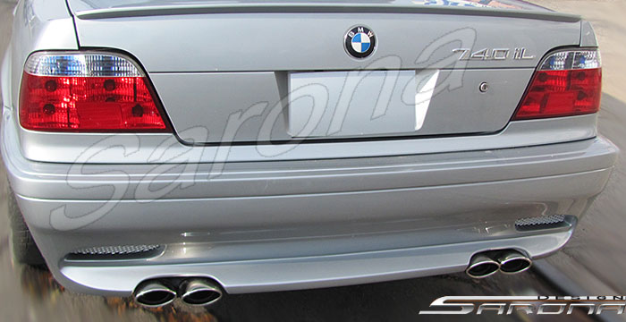 Custom BMW 7 Series  Sedan Rear Bumper (1995 - 2001) - $590.00 (Part #BM-020-RB)